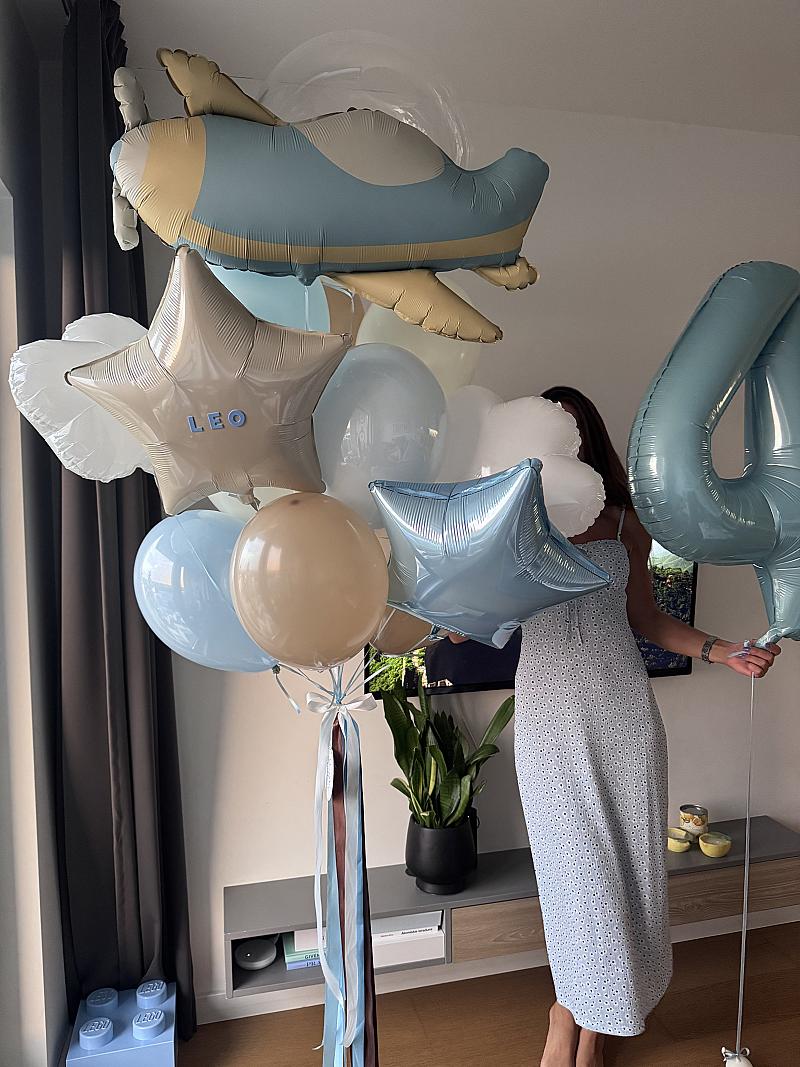 Hēlija balonu bunte