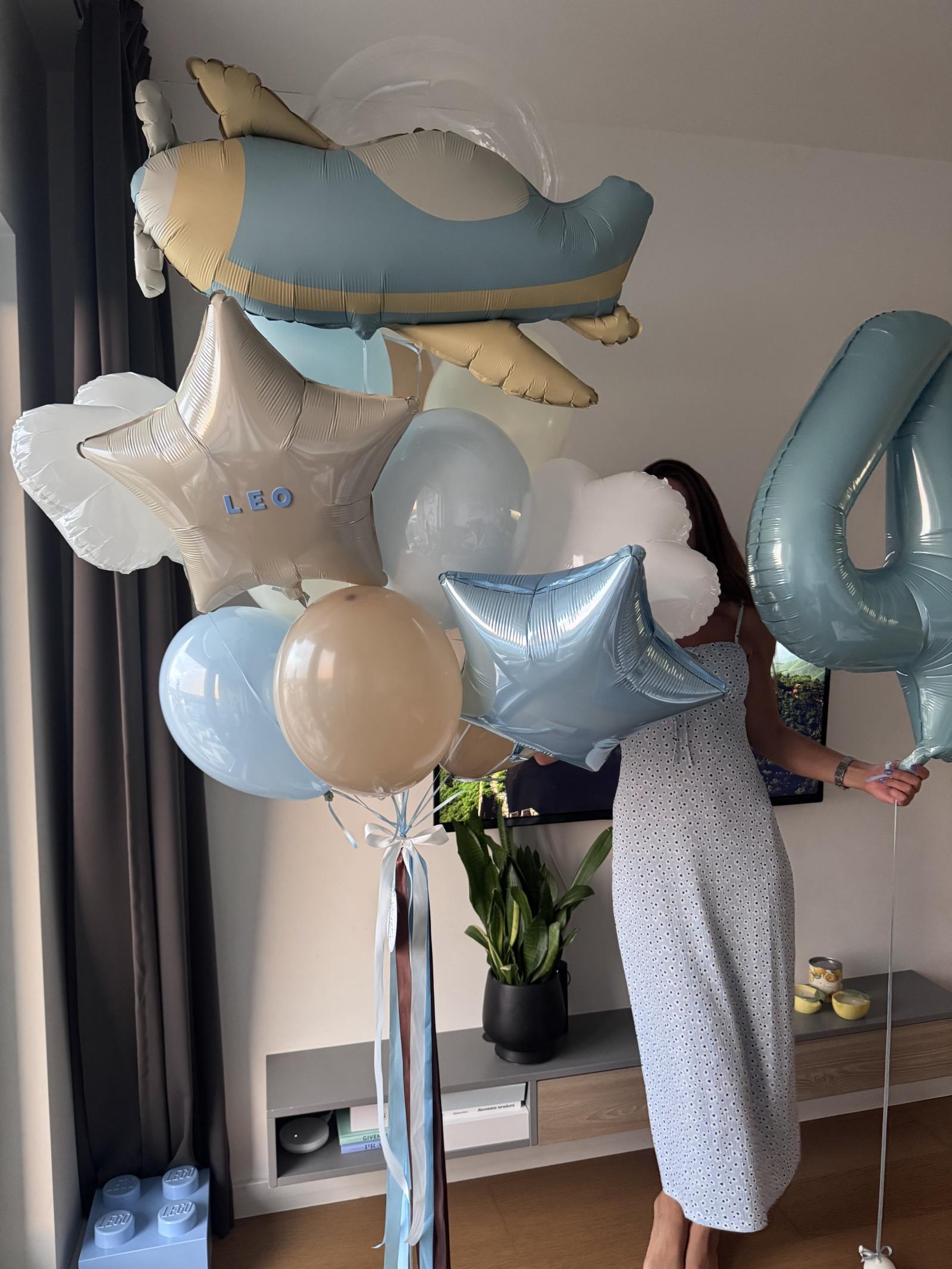 Hēlija balonu bunte